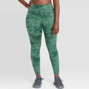 ALL IN MOTION Camo Green Premium High Waisted 7/8 Leggings